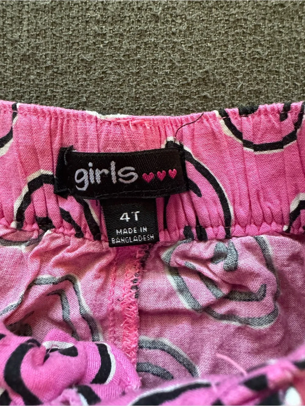 Girls playful pink